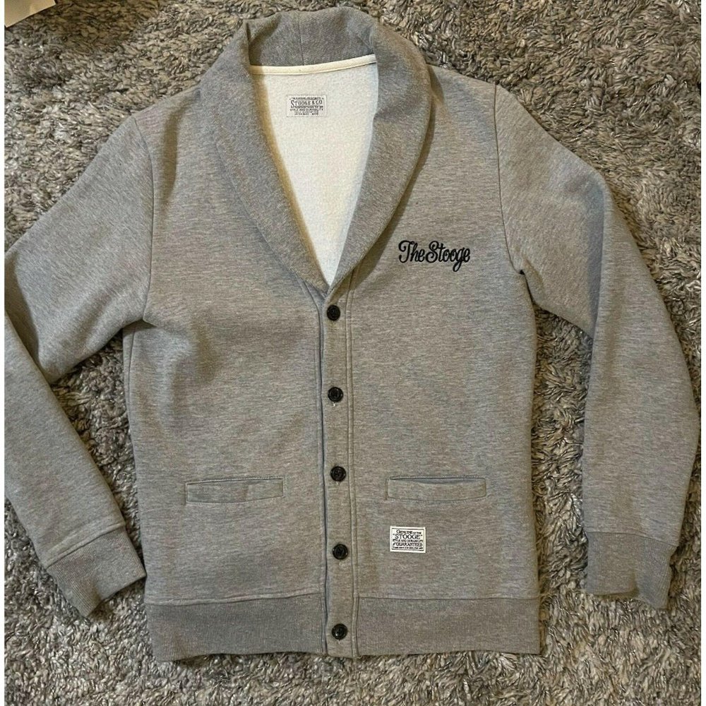 Stooge & Co. Cardigan Button Down Size Large 2517S